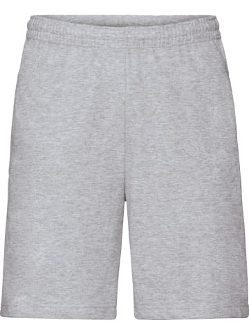 Fruit of the Loom Unisex-Freizeithose, kurz in grau meliert