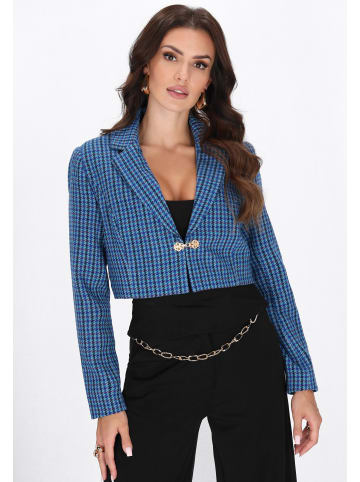 faina Women Jacket in blue multicolor