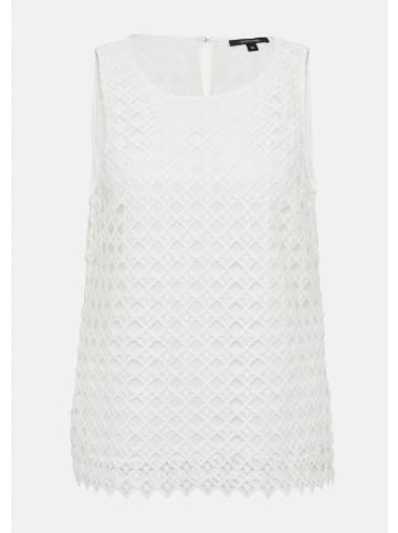 comma Bluse in 0120_weiß