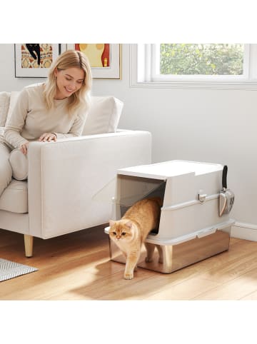 Pawhut Katzentoilette 60,2L x 40,2B x 43,3H cm