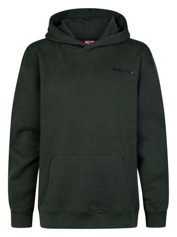 Petrol Industries Lockerer Hoodie in Steelrun in Grün