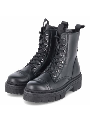 Tamaris Schnürstiefel in schwarz