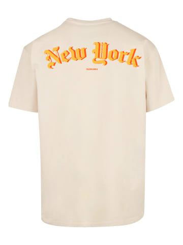 F4NT4STIC Heavy Oversize T-Shirt New York Orange OVERSIZE TEE in sand