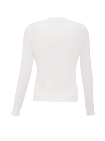 caneva Damen Strickpullover in Wollweiss