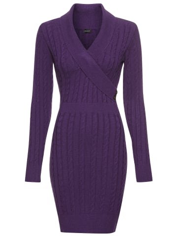 Laura Scott Strickkleid in lila