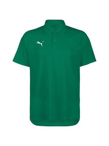 Puma Poloshirt Liga Sideline in grün / weiß