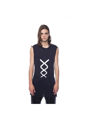 Nicolo Tonetto Schwarz Baumwolle Herren Tank Top
