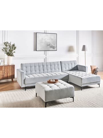 Beliani 3-tlg Modulsofa ABERDEEN in Grau/Schwarz
