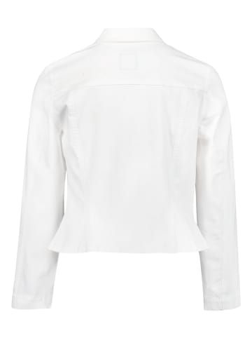 Zero  Blazer-Jacke im Jeans-Look in Cream Denim