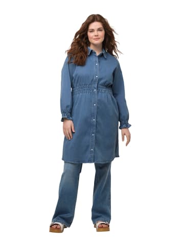 Ulla Popken Kurzjacke in blue denim