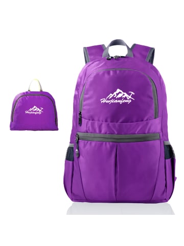 Intirilife Faltbarer Rucksack - 36L in Violett