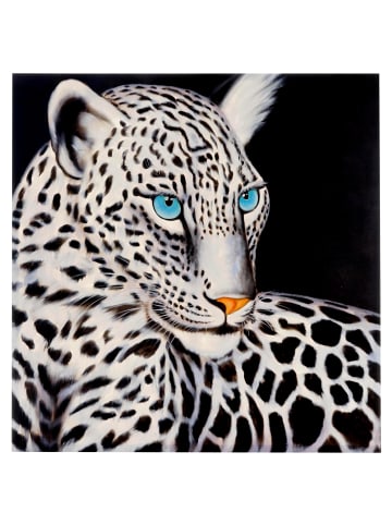 MCW Ölgemälde Weißer Leopard