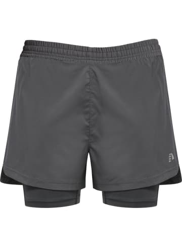 Newline Short "Women 2-In-1 Running Shorts" in Grau