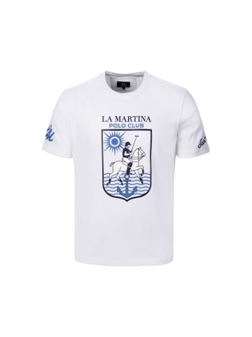 La Martina T-Shirt MCR309 in weiss