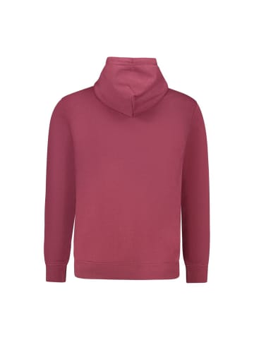 Tommy Hilfiger Rotes Baumwoll-Kapuzen-Sweatshirt