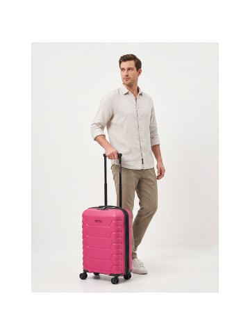 Smartbox Edition 01 4 Rollen Kabinentrolley 55 cm mit Dehnfalte in pink