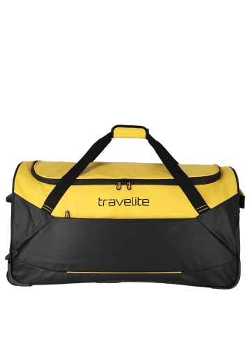 travelite Basics - Rollenreisetasche Plane 97L 71 cm (weiß) in gelb