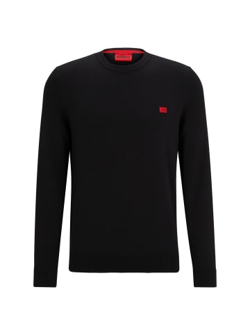 HUGO Strickpullover in Schwarz