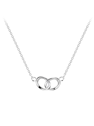 Alexander York Kette mit Anhänger RINGE in 925 Sterling Silber in silber
