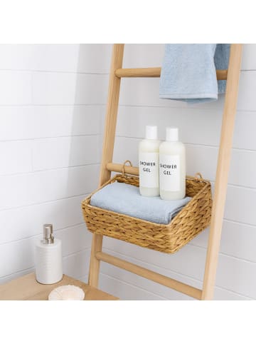 relaxdays Aufbewahrungskorb in Natur - (B)42x (H)14 x (T)16 cm