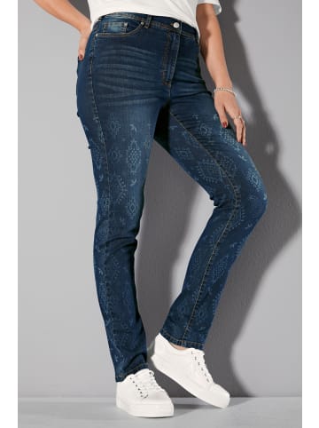 MIAMODA Jeans in dunkelblau