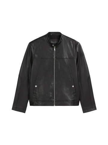 Marc O'Polo Biker-Lederjacke regular in Schwarz