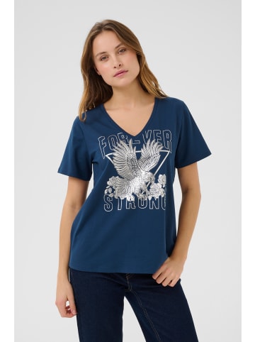 CULTURE T-shirt CUgith Relaxed fit in Blue Bird