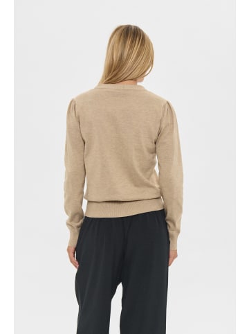 SAINT TROPEZ Strickpullover TemmaSZ Gerade Passform in Amphora Melange