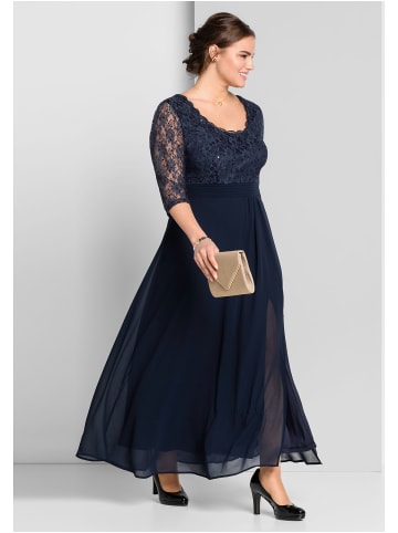 sheego Abendkleid in marine