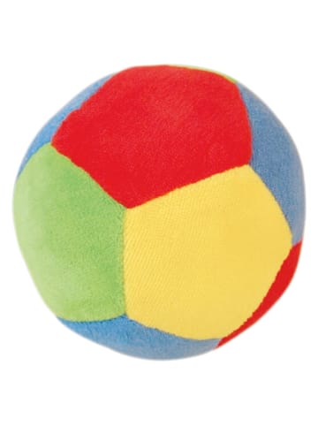 Bieco Stoffball mit Rassel in bunt
