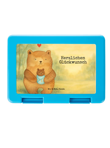 Mr. & Mrs. Panda Bentobox Bär Baby Design mit Spruch in Weiß