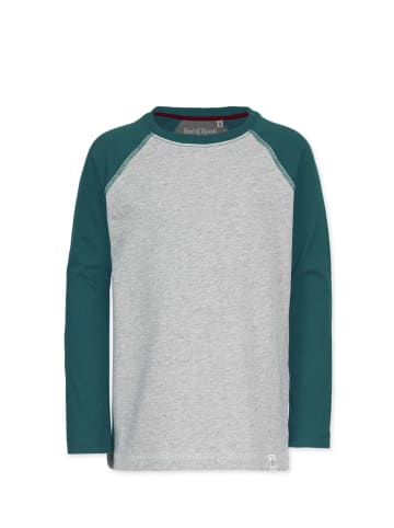 Band of Rascals Longsleeve " Raglan " in racing-green