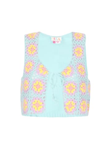 IZIA Vest in turquoise multicolor