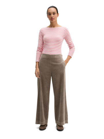 Marc O'Polo Gestreiftes Longsleeve regular in Medium Pink