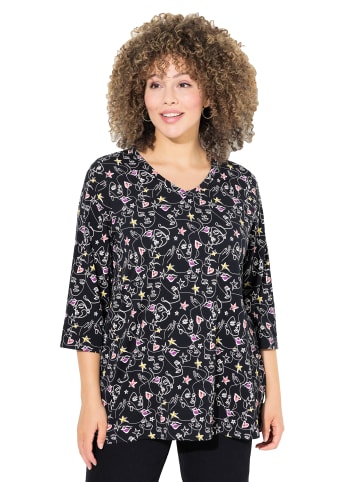 Ulla Popken Shirt in schwarz