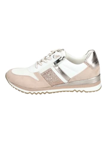 Marco Tozzi Sneaker in Weiß/Pink