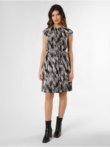 comma Kleid in schwarz weiß - 0001