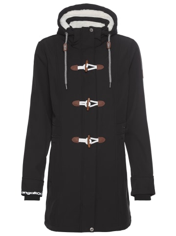 Kangaroos Softshelljacke in schwarz