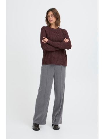 Oxmo Strickpullover OXKanna in Braun