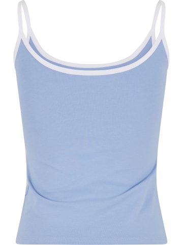 Urban Classics Urban Classics Tank-Tops in powderblue/white+blushedrose/white