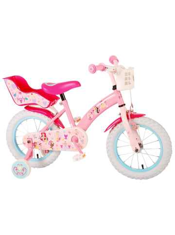 Volare Kinderfahrrad Disney Princess für Mädchen 14 Zoll Kinderrad in Pink 4 Jahre