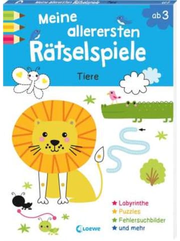 Loewe Verlag Buch - Meine allerersten Rätselspiele - Tiere