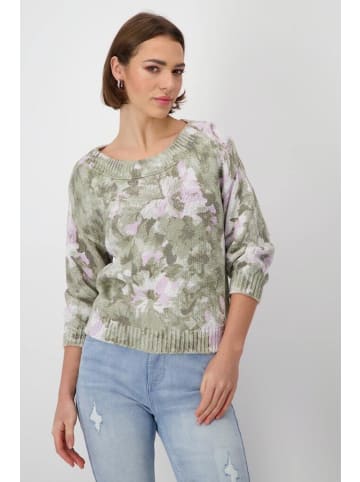 monari Pullover in sage gemustert