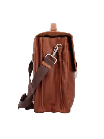 Esquire Dallas Aktentasche Leder 42 cm Laptopfach braun