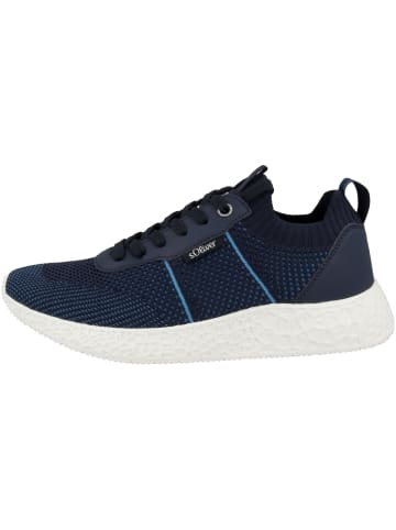 s.Oliver BLACK LABEL Sneaker low 5-13610-28 in blau