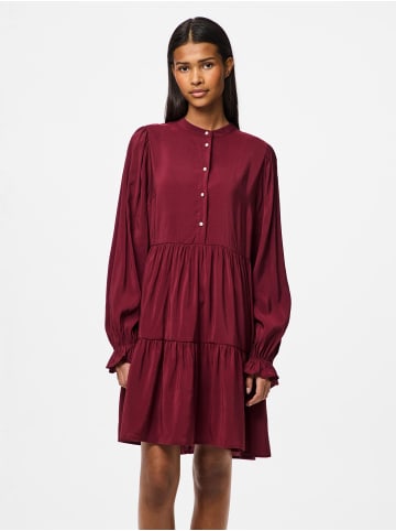 Pieces Blusenkleid in Tawny Port