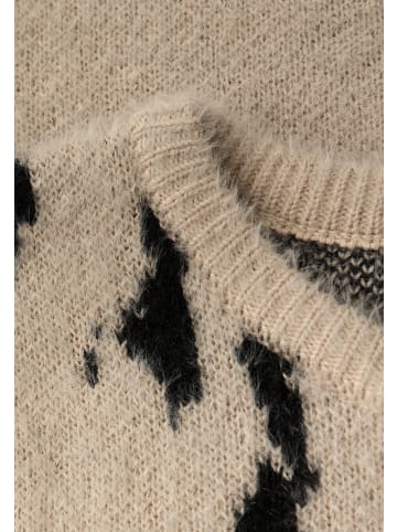 Street One Strickpullover in melange schwarz - 0001