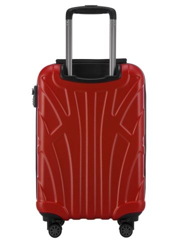 suitline Suitline - leichtes Handgepäck 55x35x20 cm Flugzeug-Trolley Koffer 34 L Bordgepäck in Rot