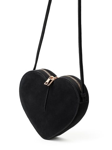 collezione alessandro Umhängetasche " Herz " in schwarz