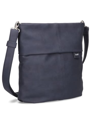 Zwei Mademoiselle M12 - Schultertasche 32 cm in nubuk-ink